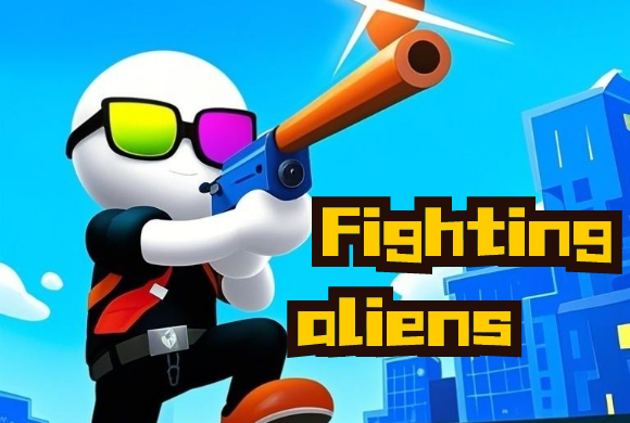 Fighting Aliens banner