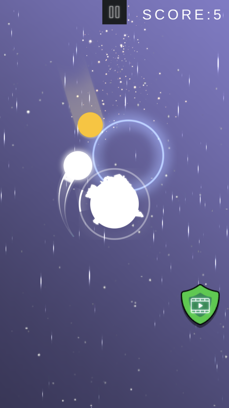 Satellite defending Earth