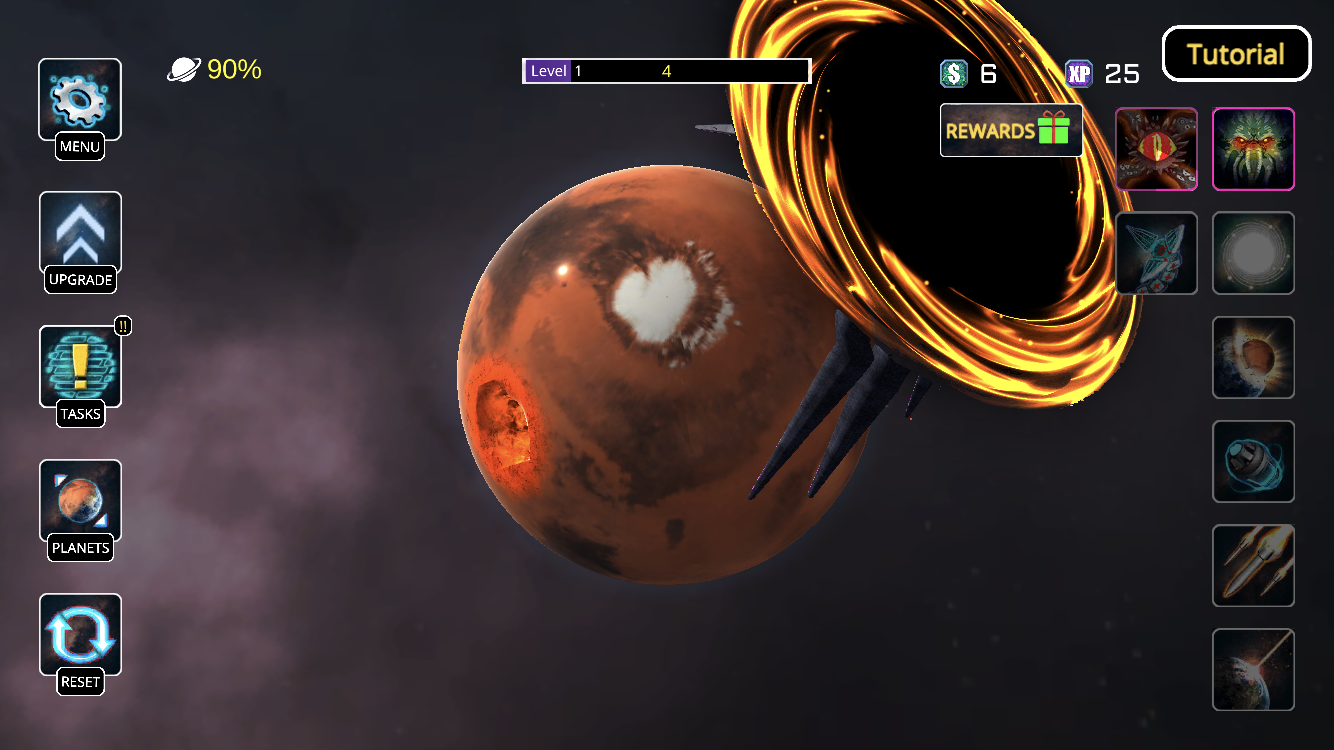 A destroyed world