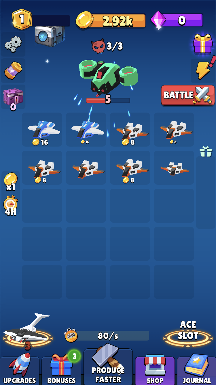 Producing new ships