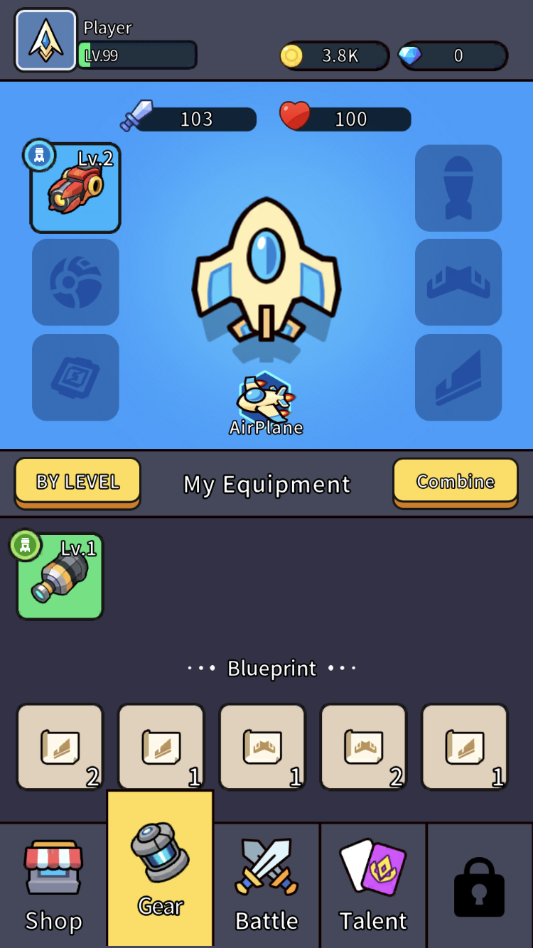In-game status display