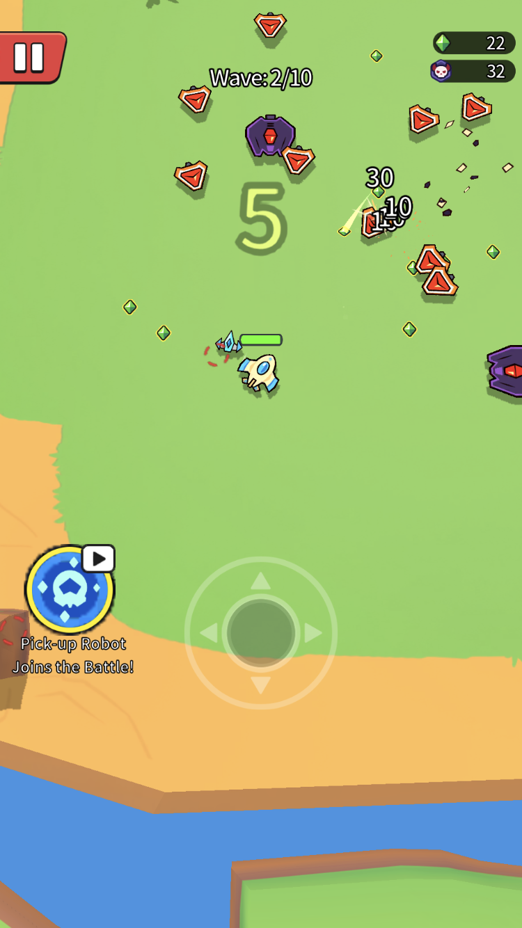 First enemy encounter