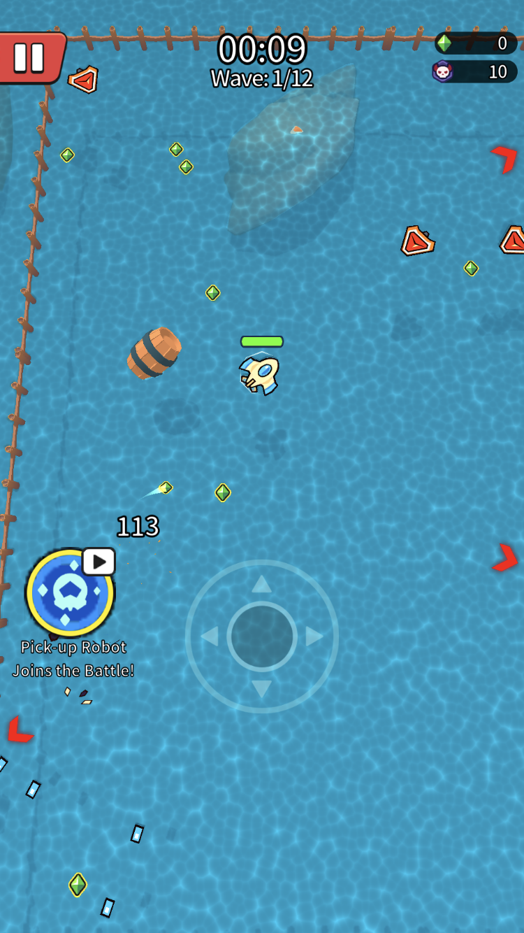 Survival wave countdown